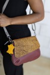 Bolso Soruka Kinsley 360º Reversible Naranja & Animal Print