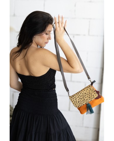 Bolso Soruka Lily Crossbody Animal Print Topos