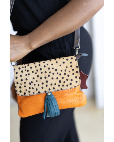 Bolso Soruka Lily Crossbody Animal Print Topos