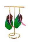Pendientes Pluma Feathers Gold