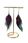 Pendientes Pluma Feathers Silver