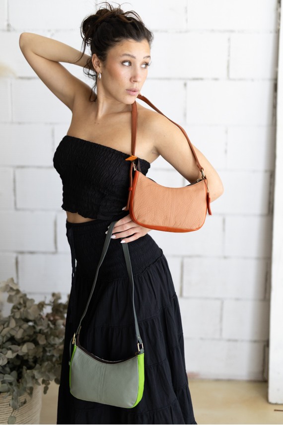 Bolso Tori Soruka Piel Reciclada Animal Print Jirafa
