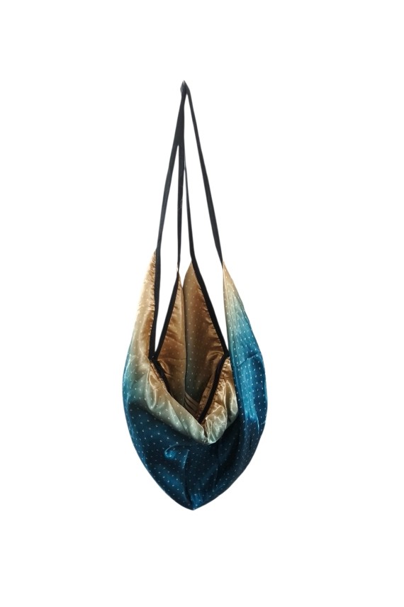 Bolso de tela Hobo Aqua