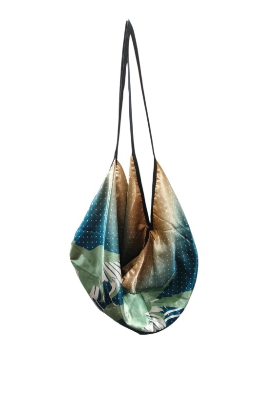 Bolso de tela Hobo Aqua