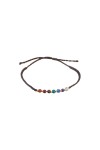 Pulsera Macramé Chakras Brown