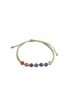 Pulsera Macramé Chakras Gold