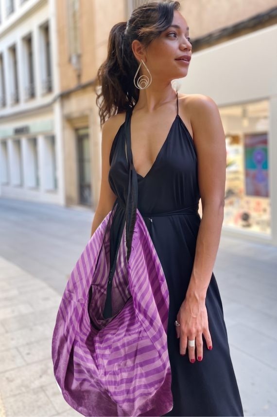 Bolso de tela Hobo Pink