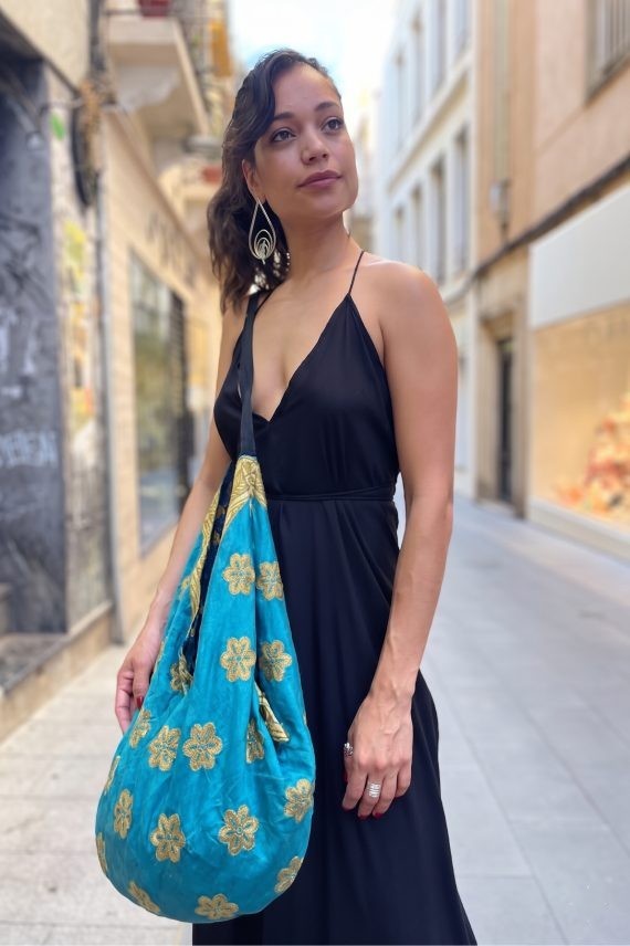 Bolso de tela Hobo Blue