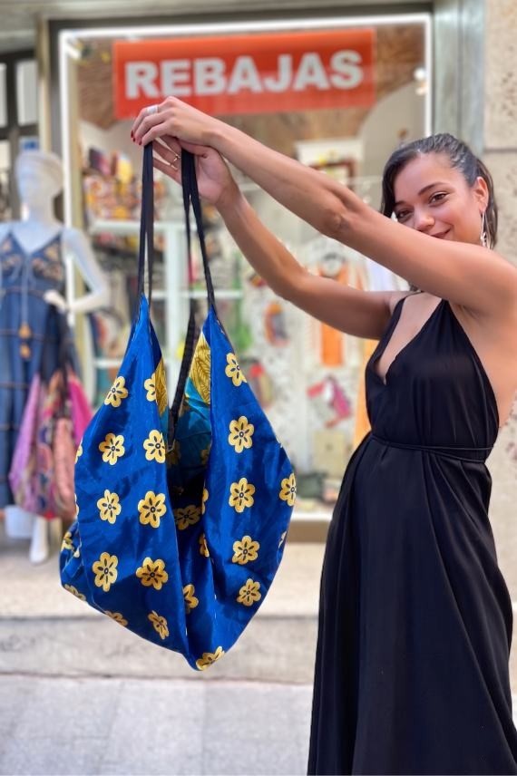 Bolso de tela Hobo Blue