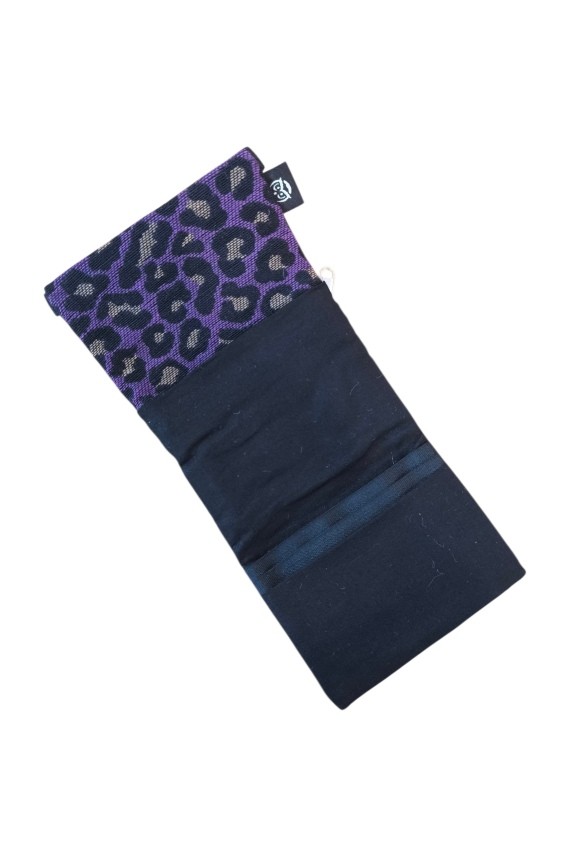 Monedero de Algodón Estampado Leopardo