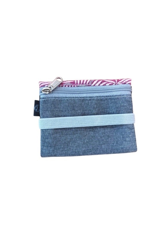 Monedero de Algodón Estampado Floral