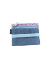 Monedero de Algodón Estampado Floral