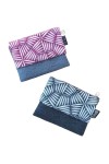 Cartera de Algodón Estampado Étnico