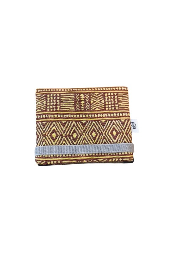 Cartera de Algodón Estampado Étnico
