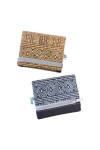 Cartera de Algodón Estampado Étnico