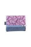 Cartera de Algodón Estampado Floral