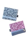 Cartera de Algodón Estampado Étnico