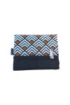 Cartera de Algodón Estampado Étnico Abstracto