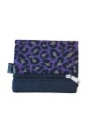 Cartera de Algodón Estampado Leopardo