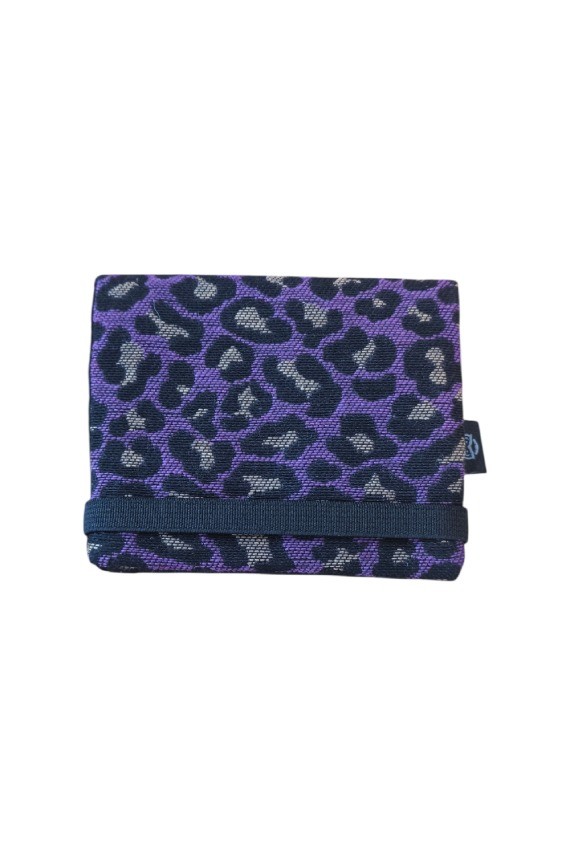 Cartera de Algodón Estampado Leopardo
