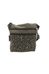 Riñonera Algodón Jacquard Estampado Leopardo
