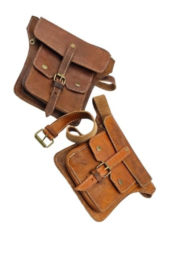 Riñonera Piel Hebilla Vintage Casablanca