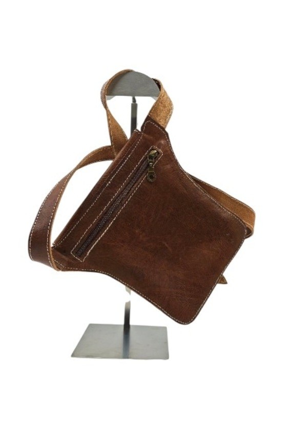 Riñonera Piel Hebilla Vintage Casablanca