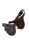 Riñonera Piel Trenzada Cierre Twist Lock Fez