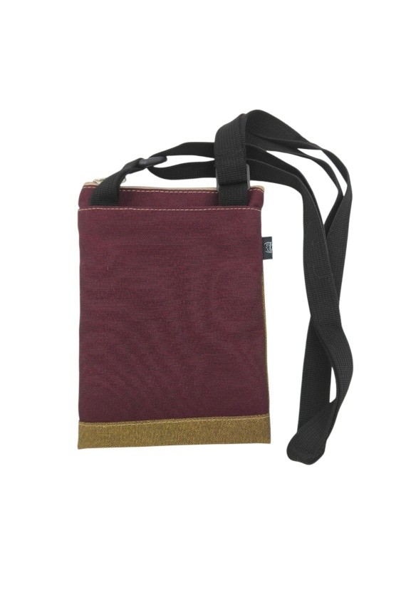 Bolso Porta Móvil Jacquard Bicolor