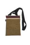 Bolso Porta Móvil Jacquard Bicolor