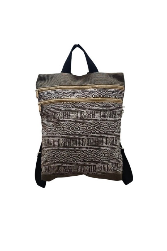 Mochila Jacquard Étnica Artesanal
