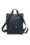 Mochila Jacquard Lisa Artesanal Negra