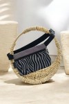 Riñonera Jacquard Ondas Orgánicas