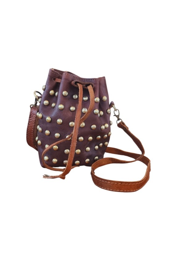 Bolso Piel Tachuelas Nora