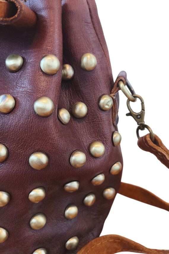 Bolso Piel Tachuelas Nora