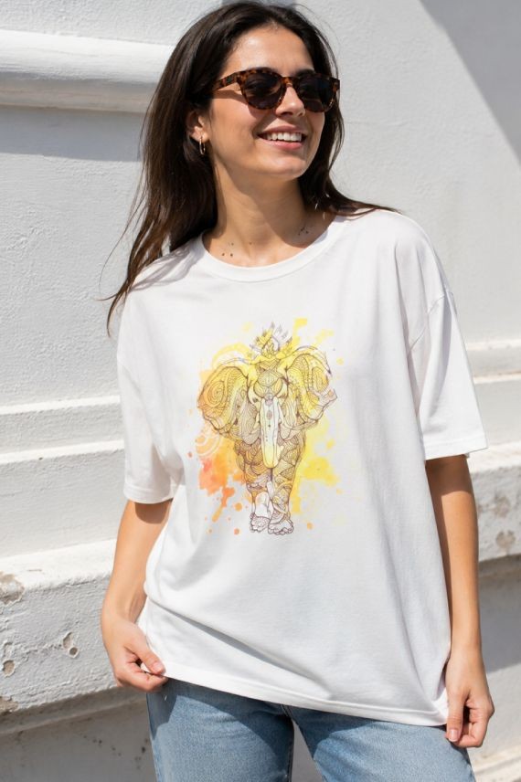 Camiseta Algodón Elefante