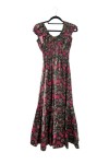 Vestido Largo Poliester Estampado Sari