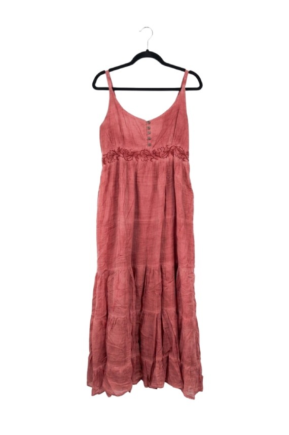 Vestido Largo Algodón Tie Dye