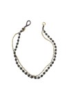 Tobillera Macrame y Cuentas Gold