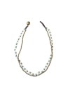Tobillera Macrame y Cuentas Gold