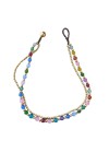 Tobillera Macrame y Cuentas Gold