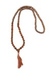 Collar Rosario Cuentas Madera y Rudraksha