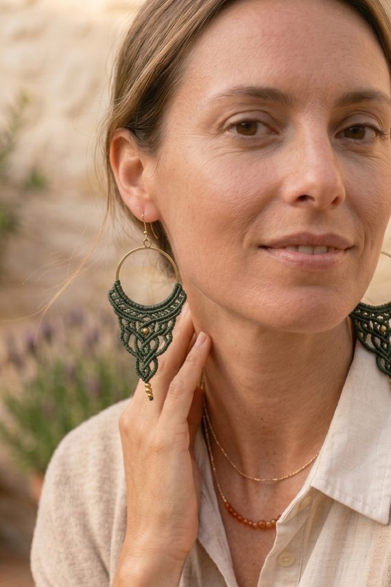 Pendientes Boho Macramé Soul