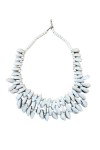 Collar de Conchas Cauri Naturales Blancas
