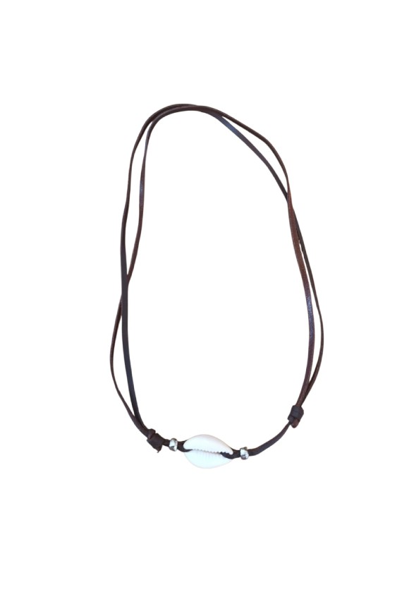 Collar Cauri Cuero Tanjeh