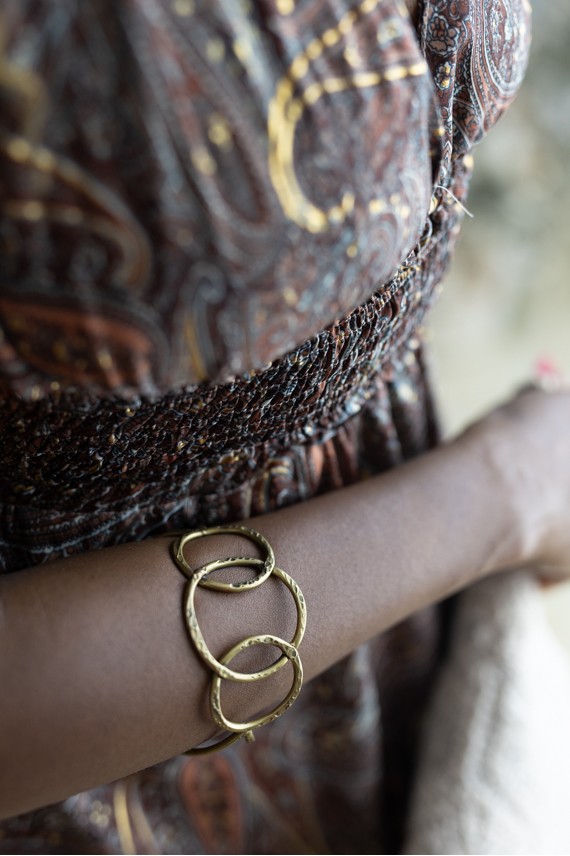 Pulsera Boho Círculos Entrelazados
