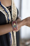 Brazalete Rígido Mosaico Artesanal