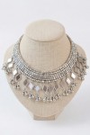 Choker de Cuentas Multihilera con Espejos