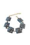 Pulsera con Piedra Natural Mosaico Tibet