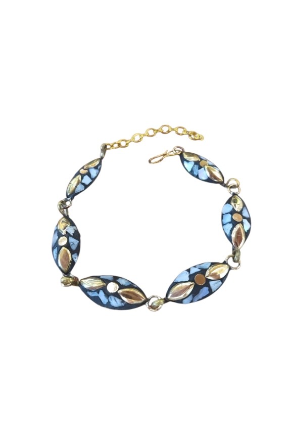 Pulsera con Piedra Natural Lapis